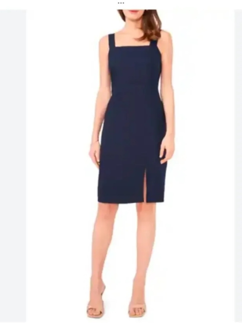Halogen® Square Neck Sheath Dress, size L